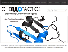 Tablet Screenshot of chemotactics.com